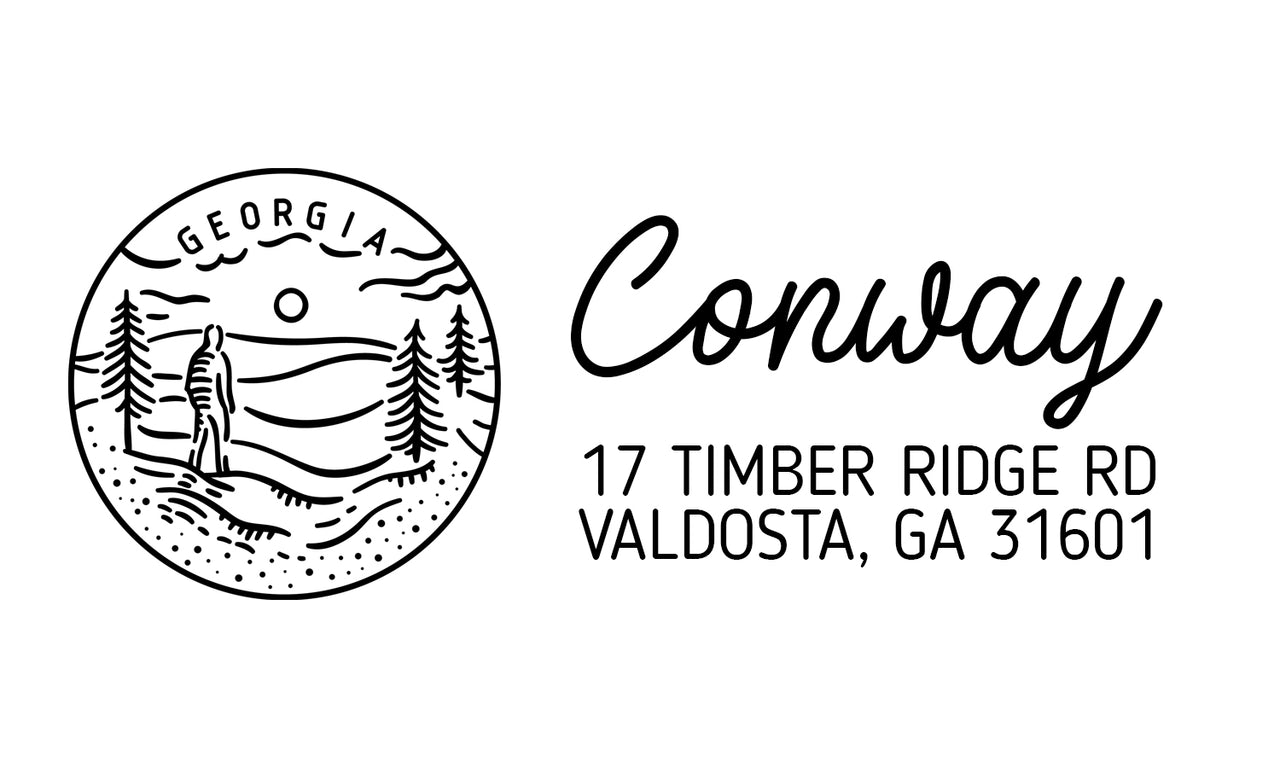 Georgia Address Stamp