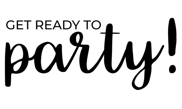 Get Ready to Party Wedding Stamp