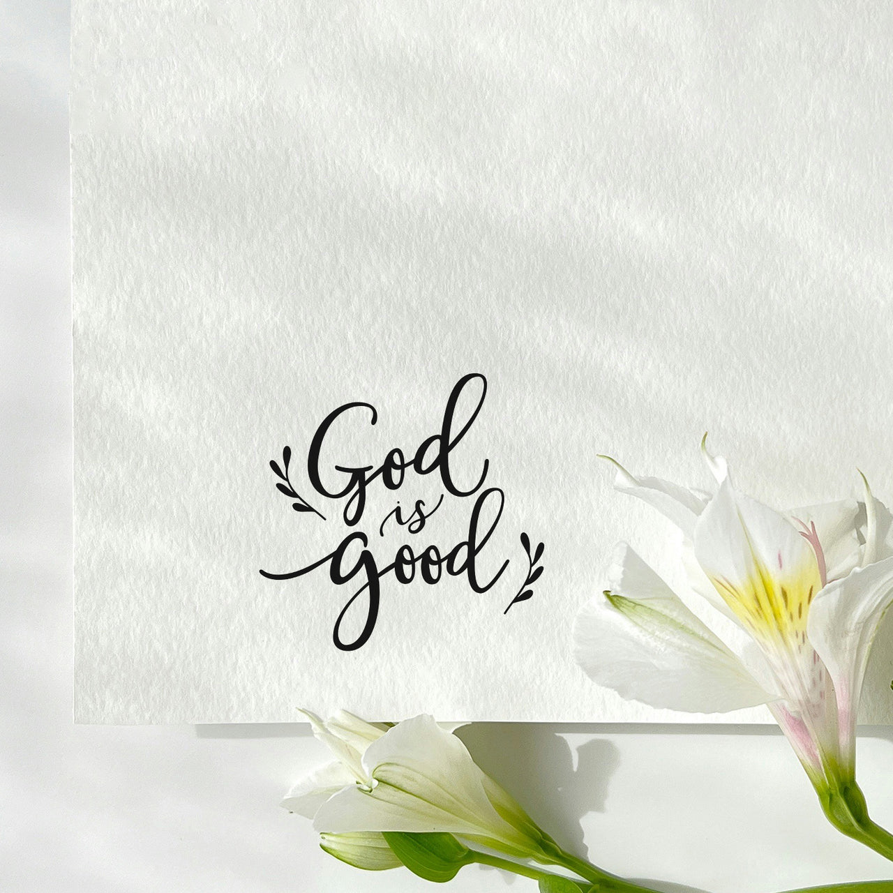God is Good Stamp