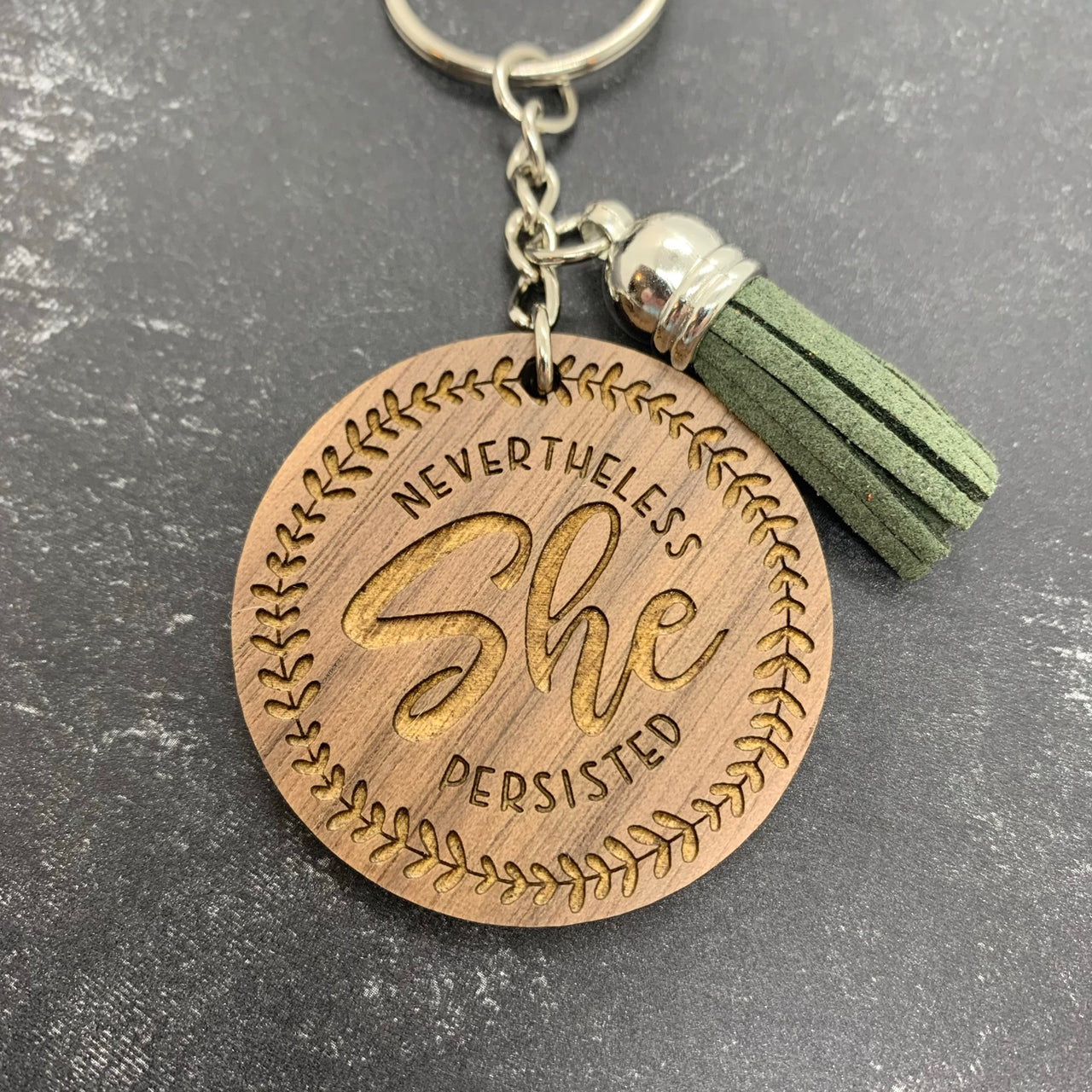 Nevertheless She Persisted Keychain