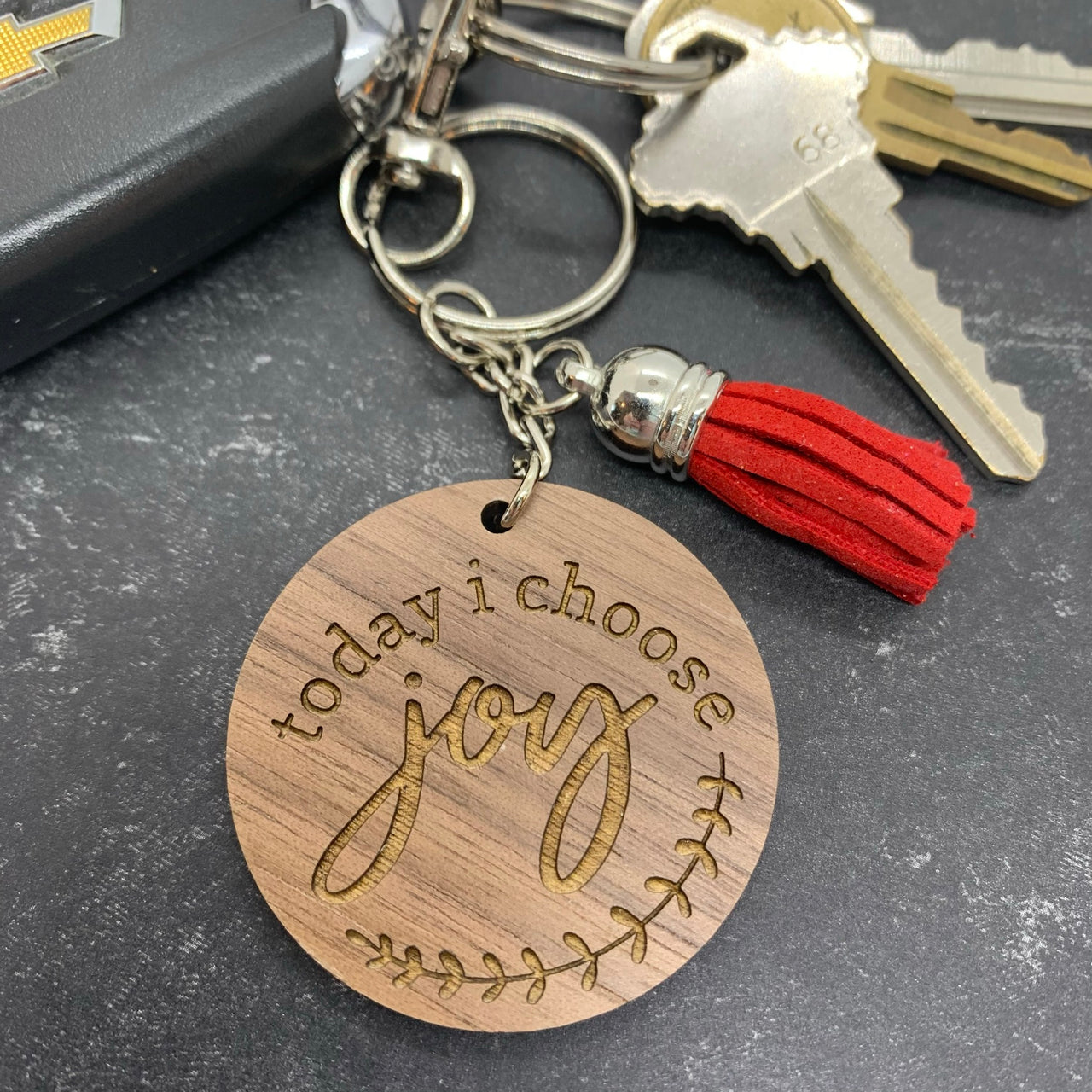 Today I Choose Joy Keychain