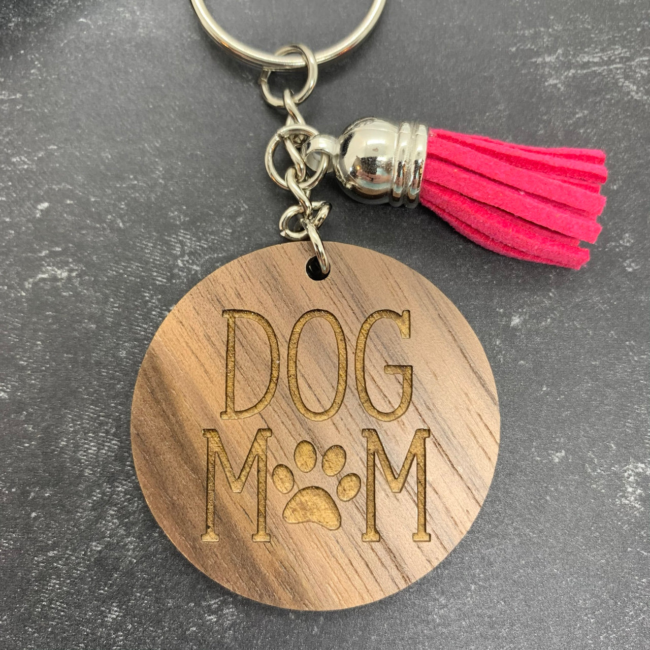 Dog Mom Keychain
