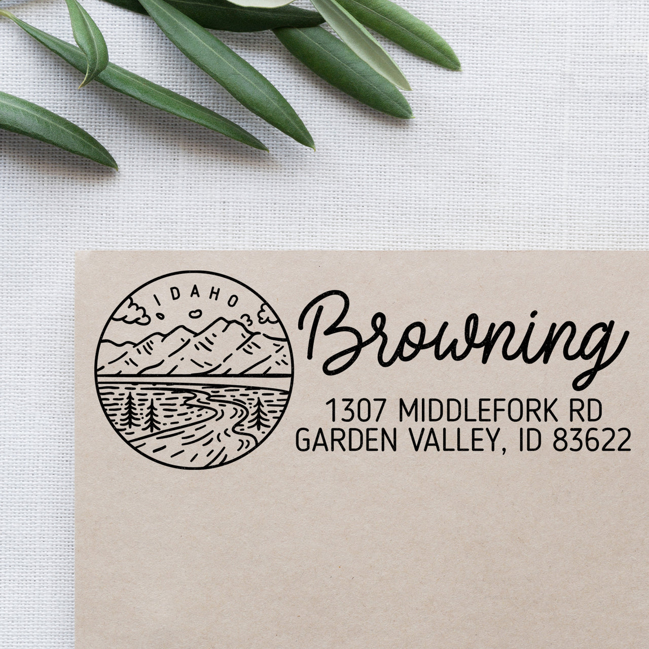 Idaho Address Stamp