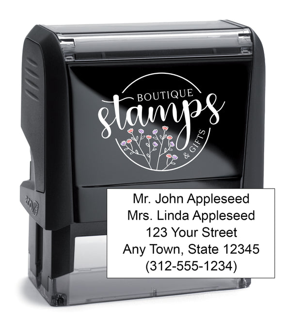 5 Line Address Stamp