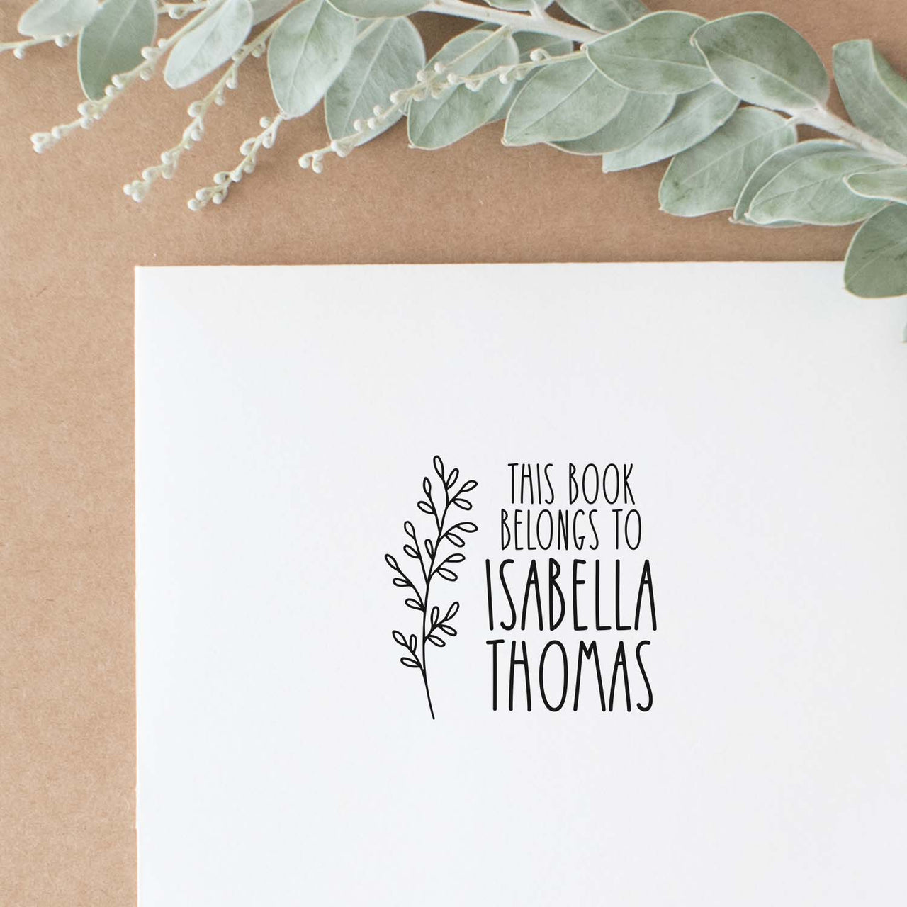 Isabella Book Stamp