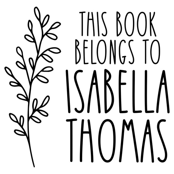 Isabella Book Stamp