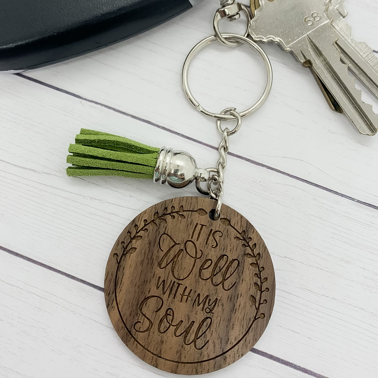 It Is Well With My Soul Keychain