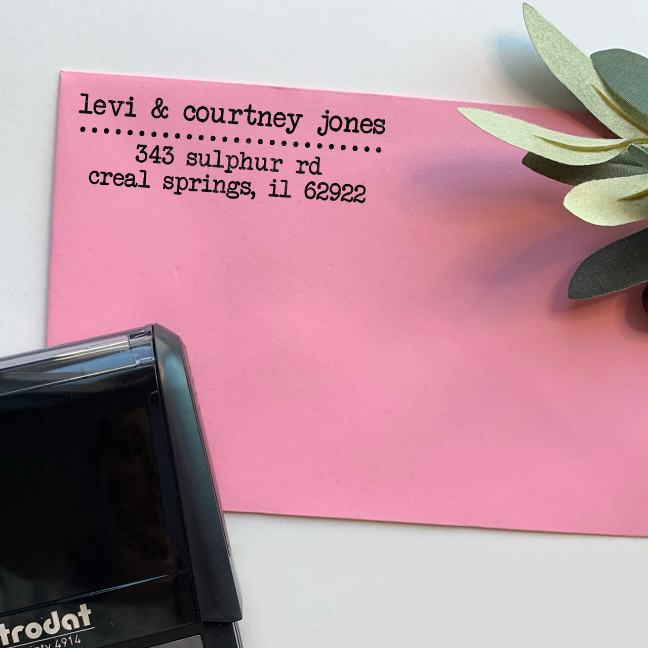 Jones Address Stamp