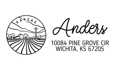 Kansas Address Stamp