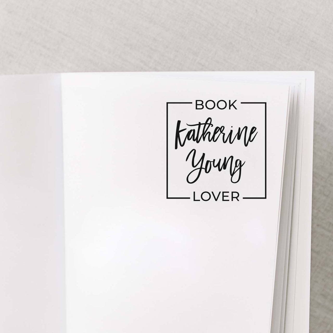 Katherine Book Stamp