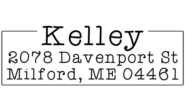 Kelley Address Stamp