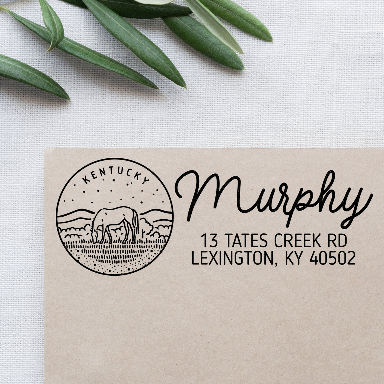 Kentucky Address Stamp