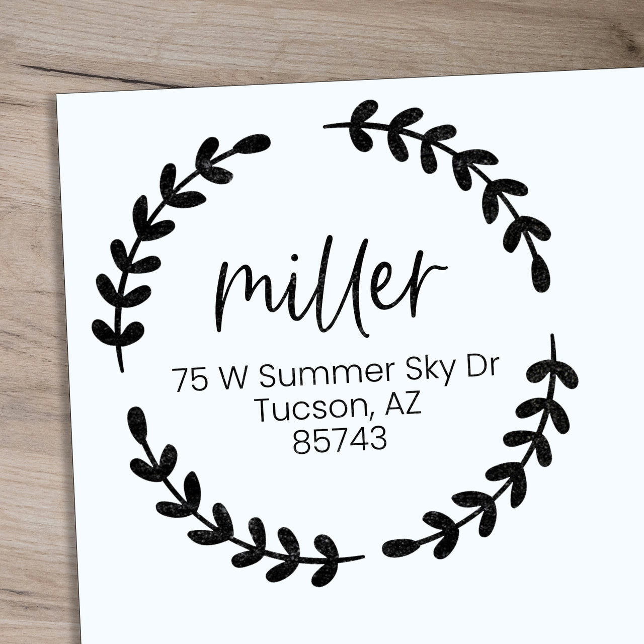 Miller Address Stamp