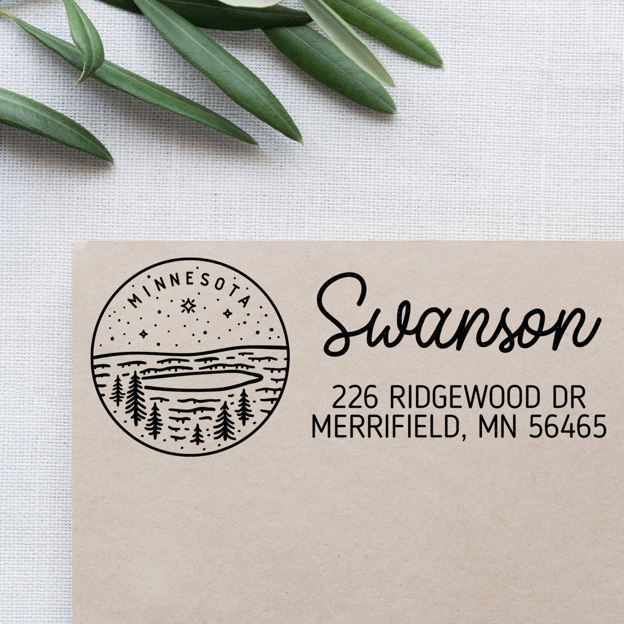 Minnesota Address Stamp