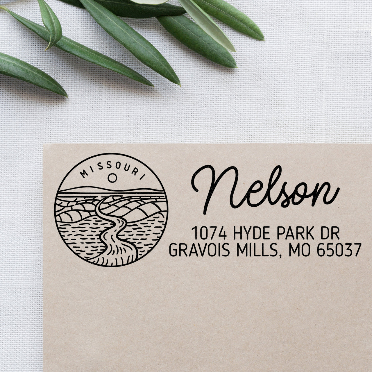 Missouri Address Stamp
