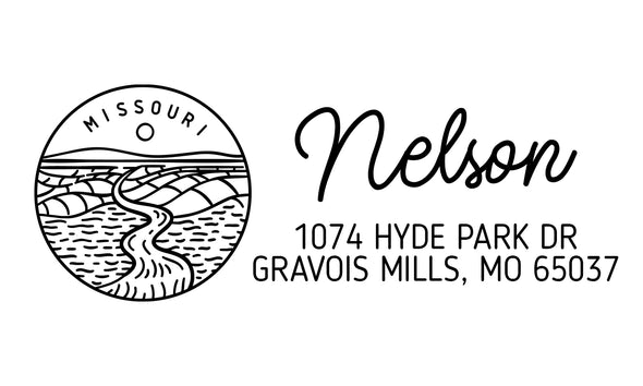 Missouri Address Stamp