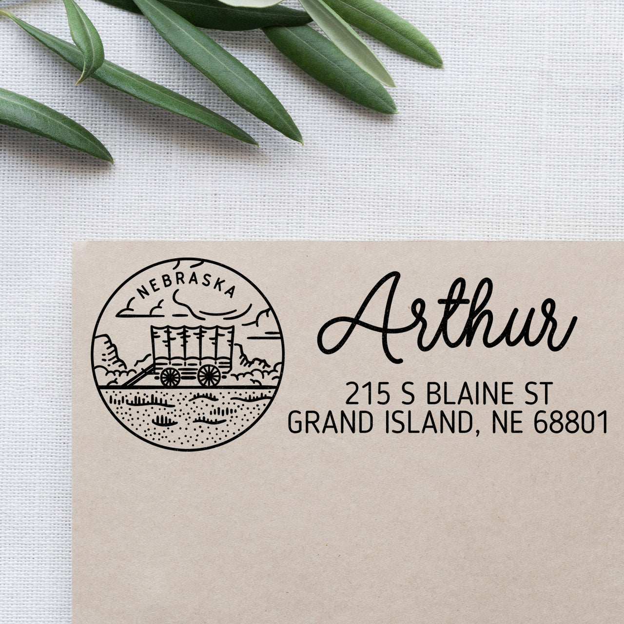 Nebraska Address Stamp