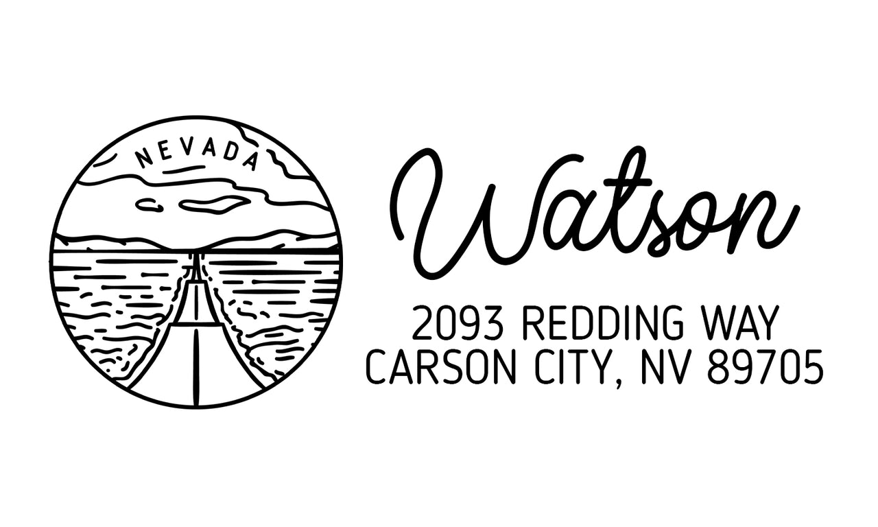 Nevada Address Stamp