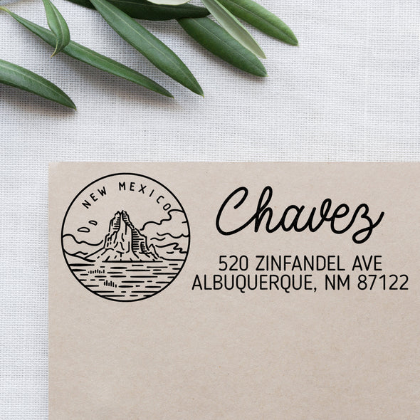 New Mexico Address Stamp