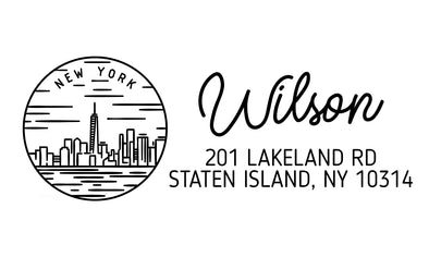 New York Address Stamp