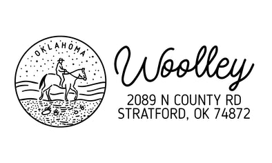 Oklahoma Address Stamp