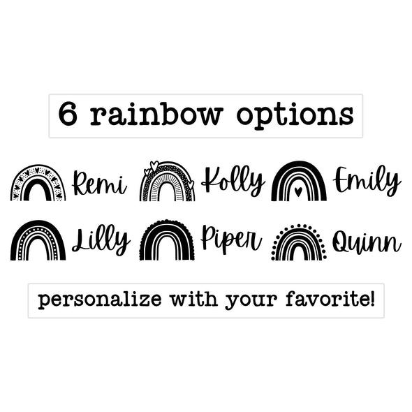Rainbow Name Stamp
