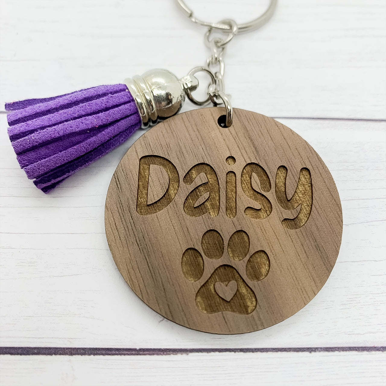 Paw Print Keychain