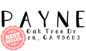 Custom Return Address Stamps - BoutiqueStamps.com – Boutique Stamps & Gifts