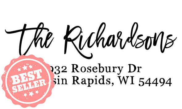 The Richardsons Address Stamp
