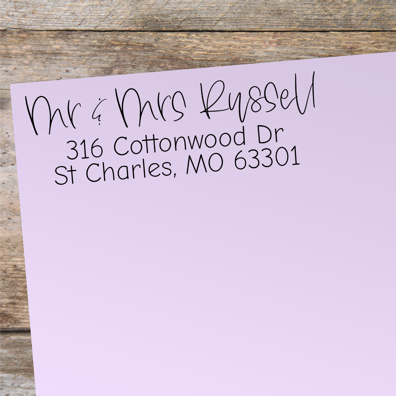 Russell Address Stamp