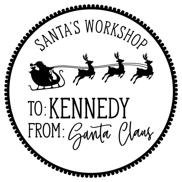 Santa's Workshop Stamp