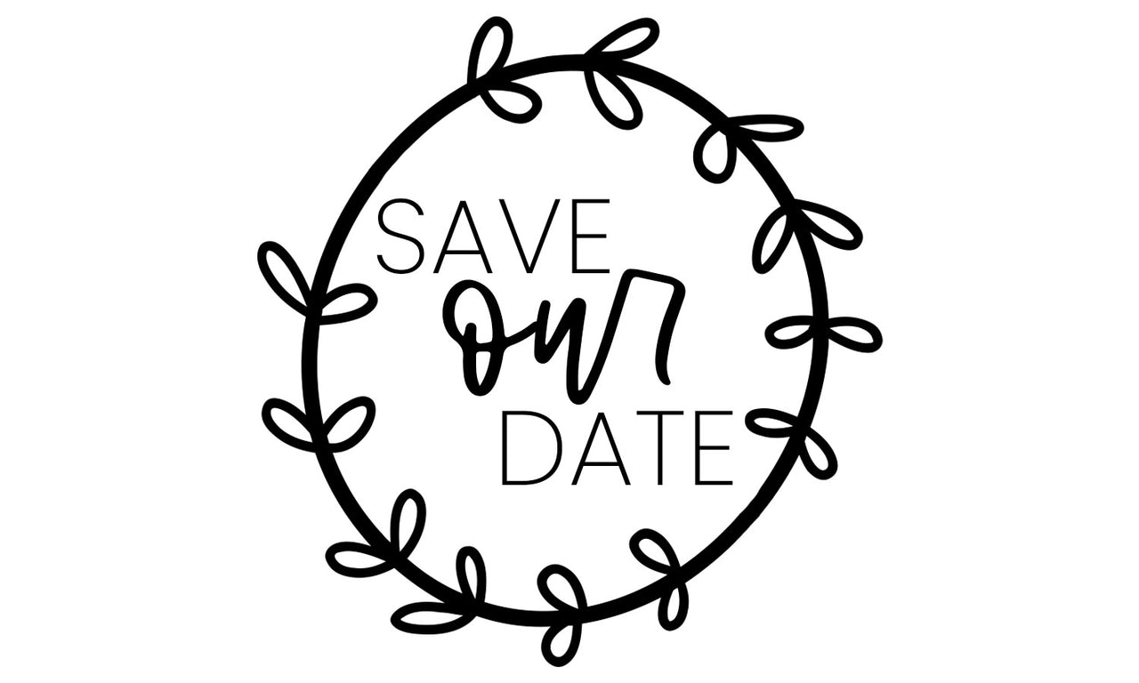 Save Our Date Wedding Stamp