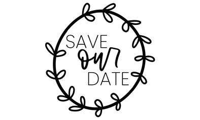 Save Our Date Wedding Stamp