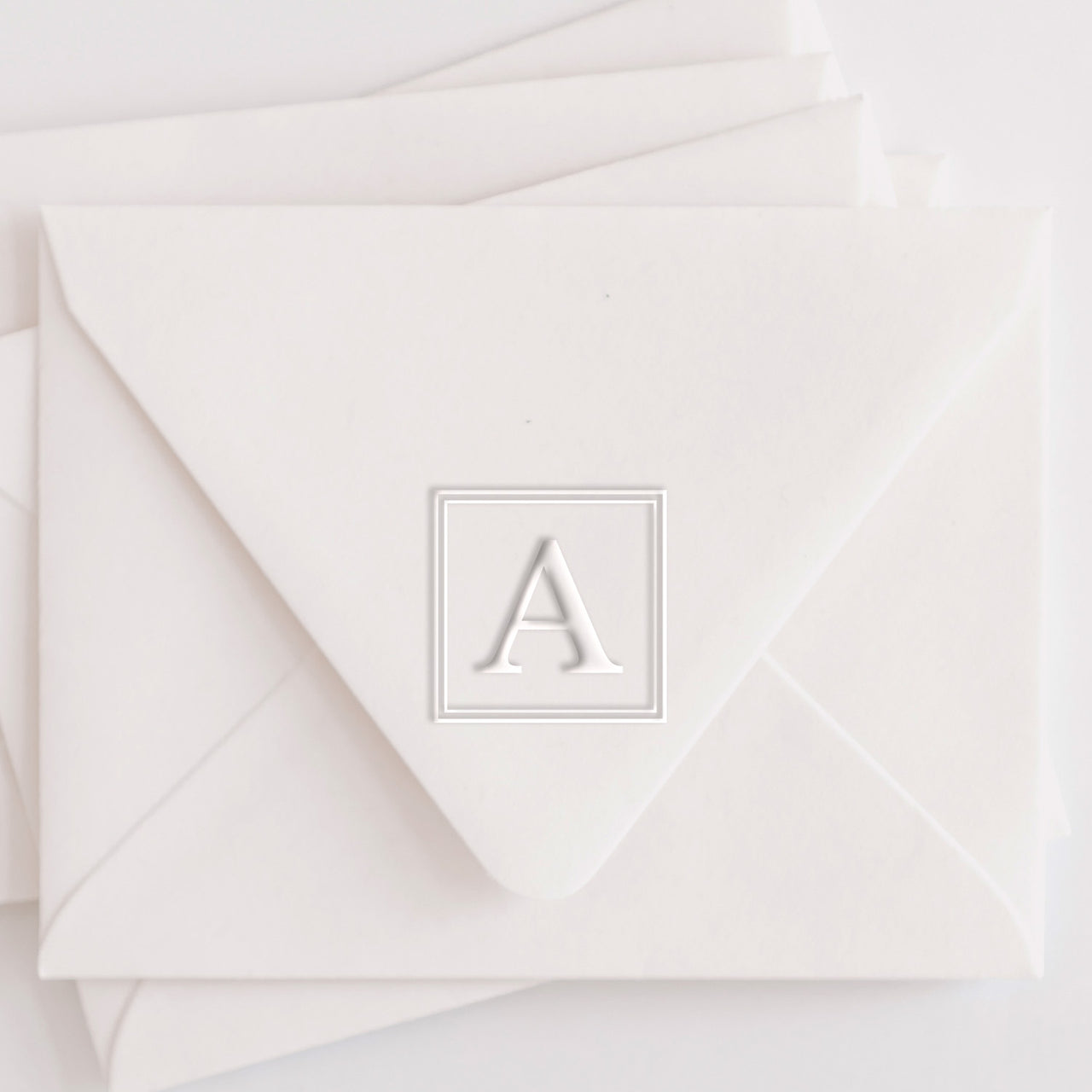 Single Letter Square Monogram Embosser