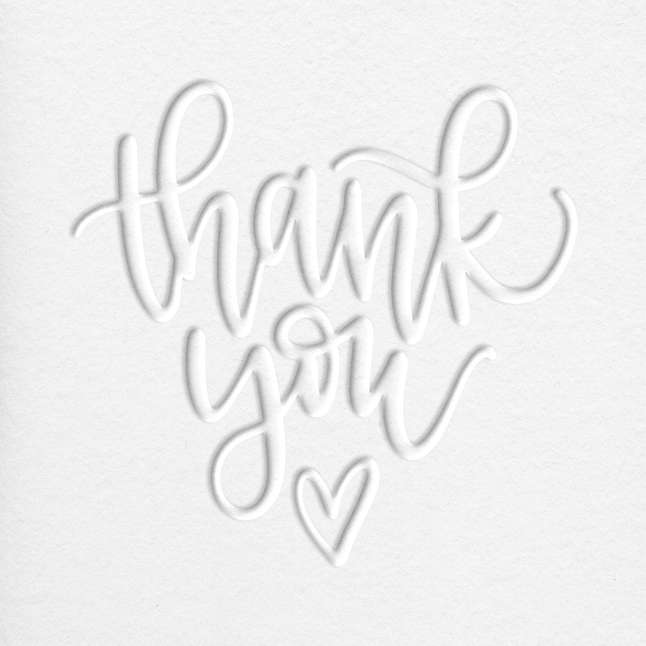 Thank You Square Embosser Insert