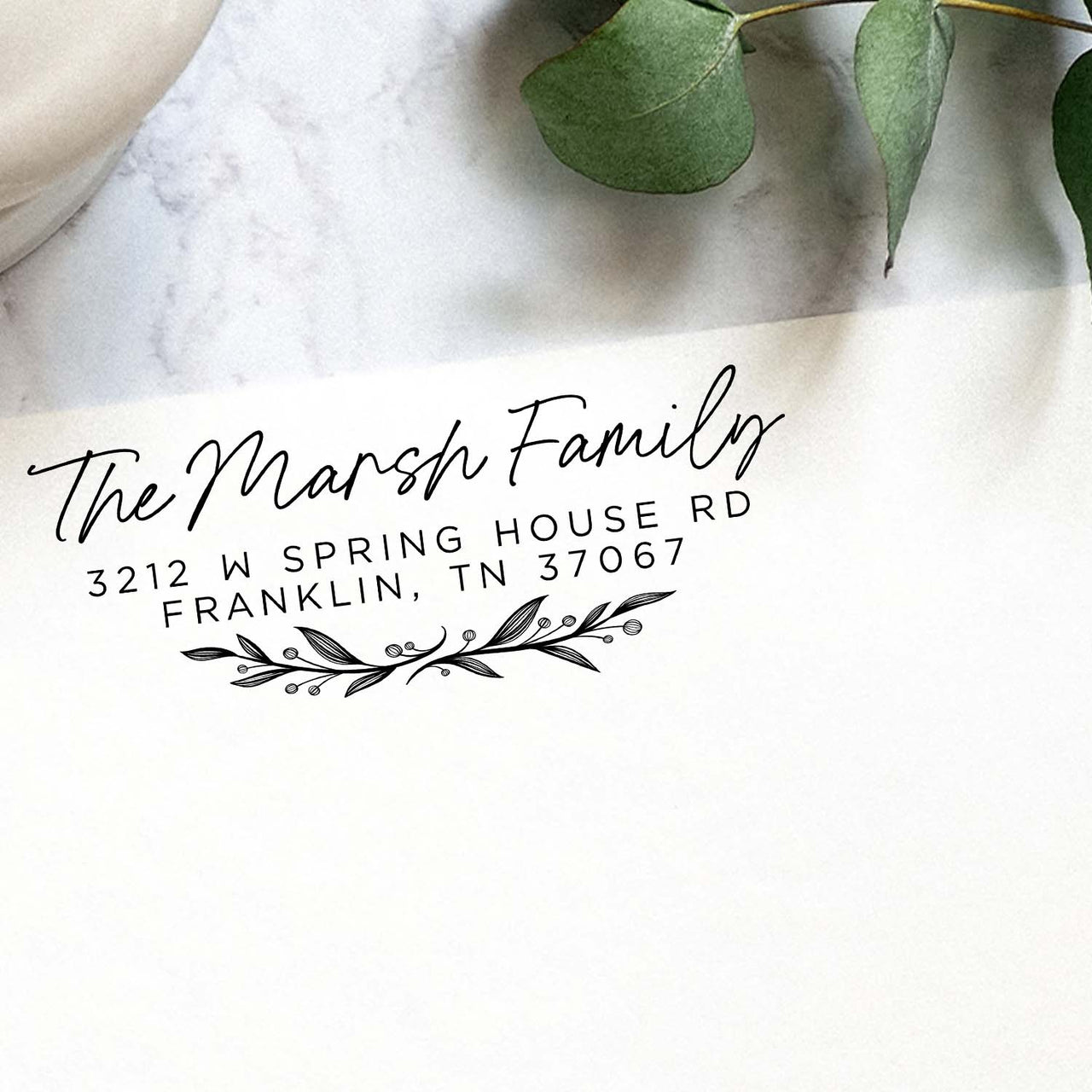 Marsh Address Stamp