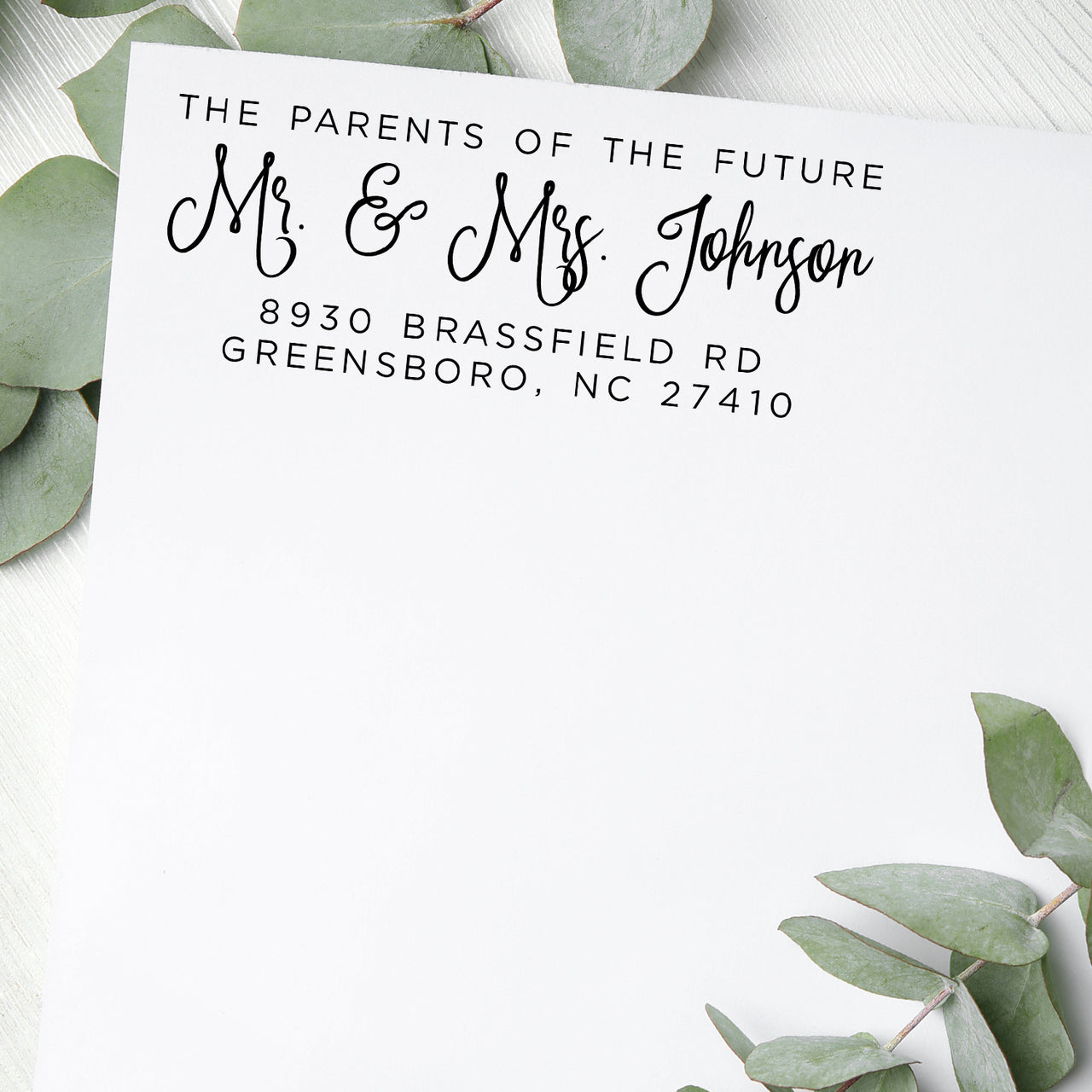 The Parents Of Address Stamp
