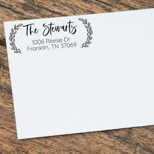 The Stewarts Address Stamp