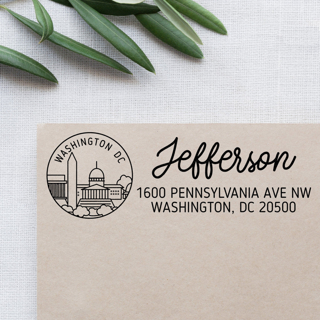Washington DC Address Stamp