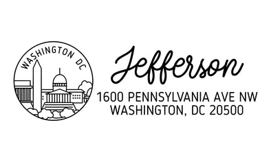 Washington DC Address Stamp