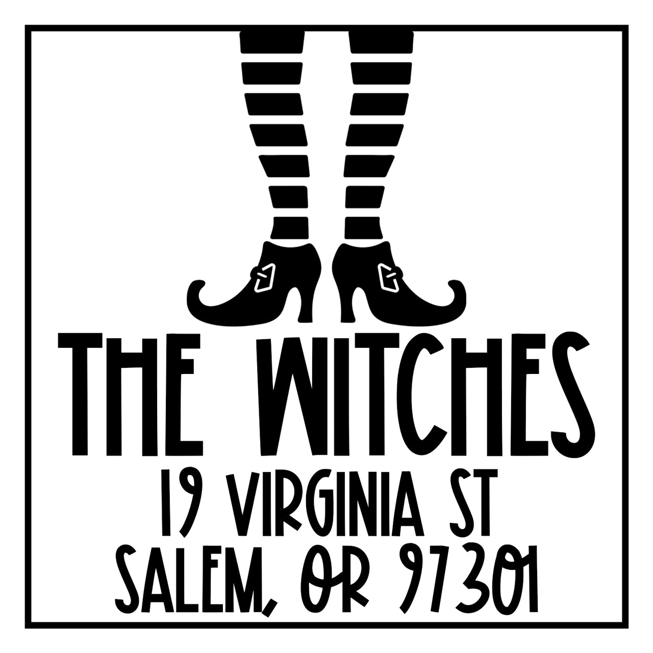 Witch Address Stamp
