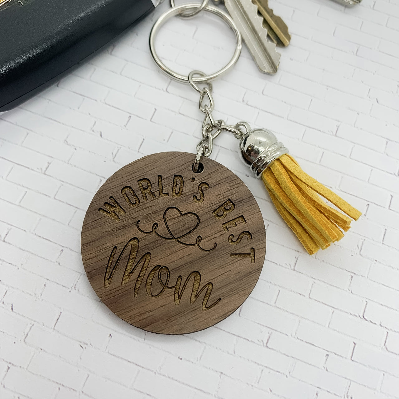 World's Best Mom Keychain
