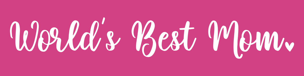 World's Best Mom Desk Plate