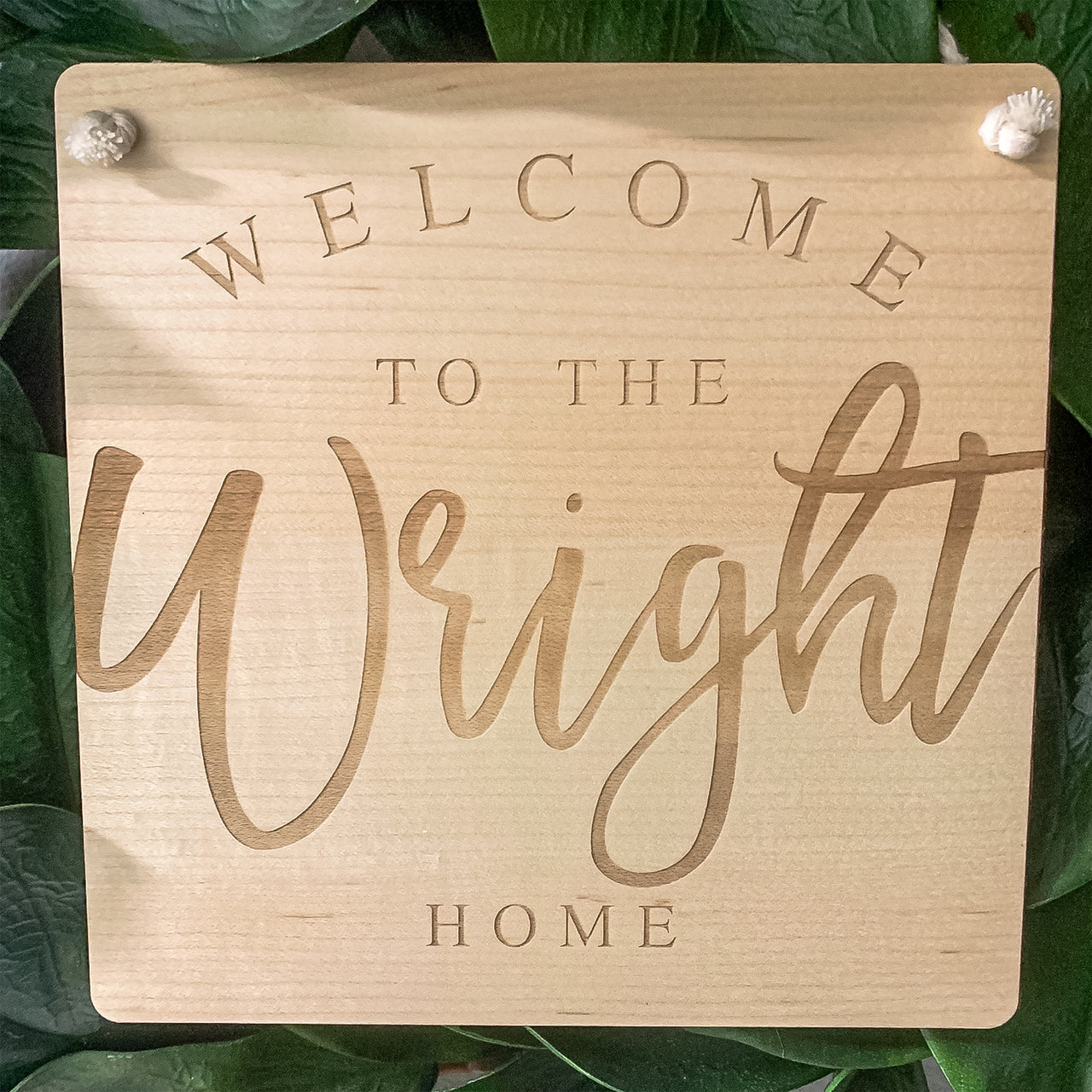 Home Wood Sign