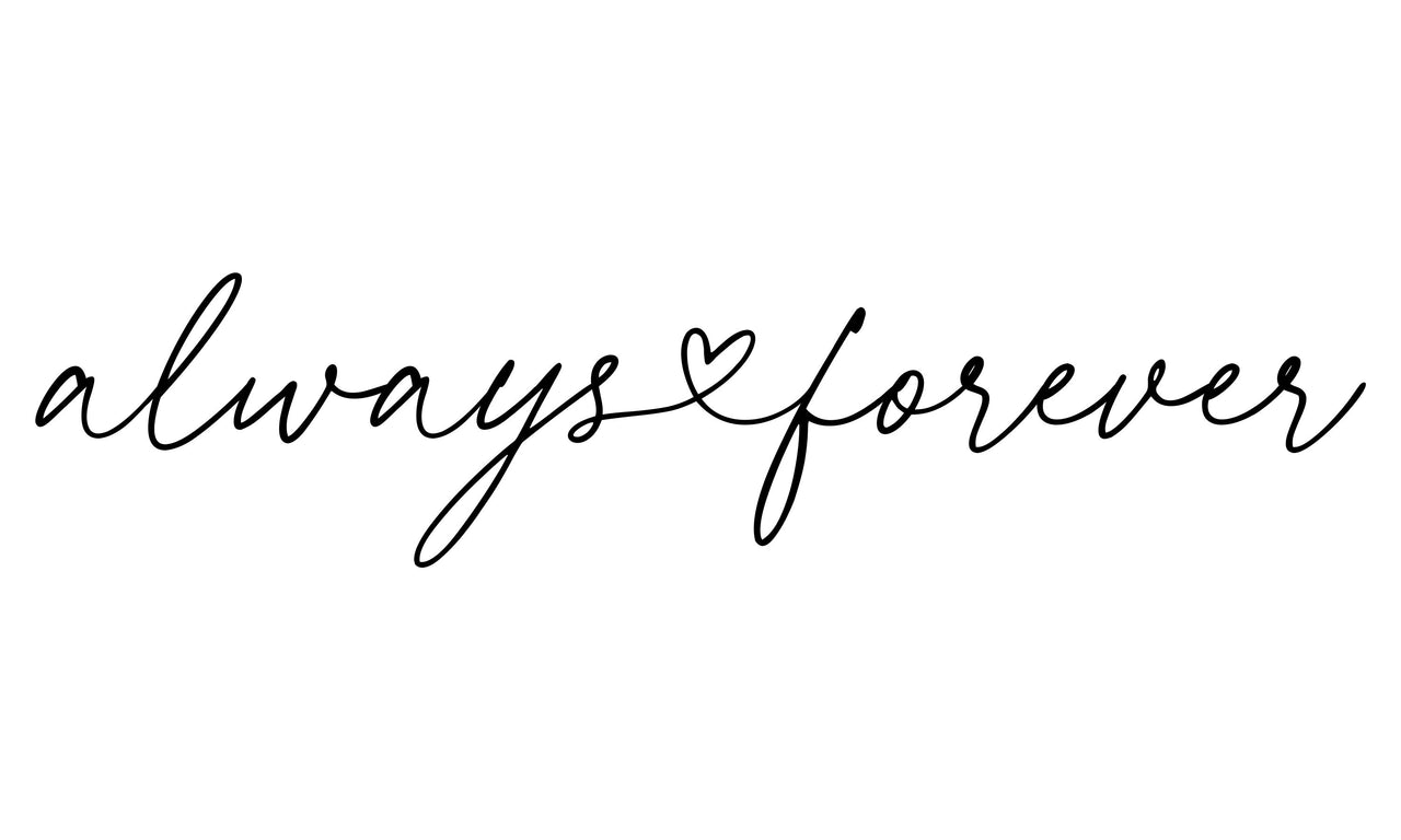 Always Forever Wedding Stamp