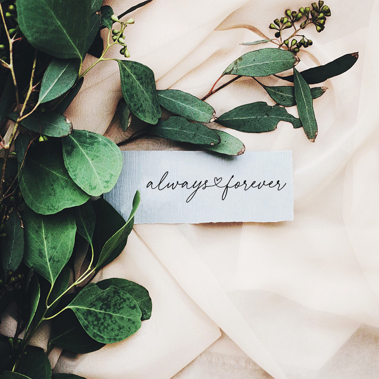 Always Forever Wedding Stamp