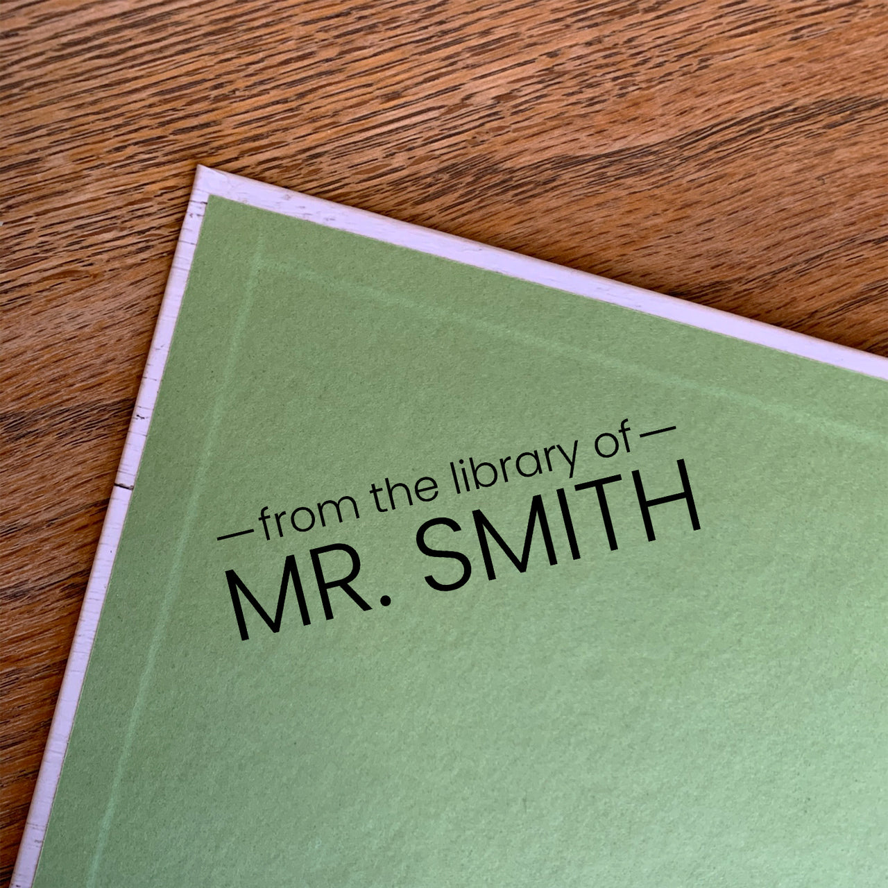 Classic Library Teacher Stamp