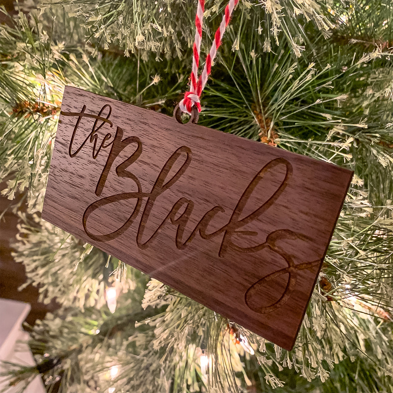 Farmhouse Script Ornament