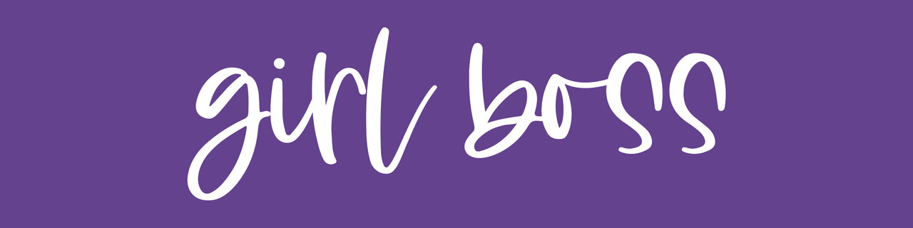 Girl Boss Desk Plate