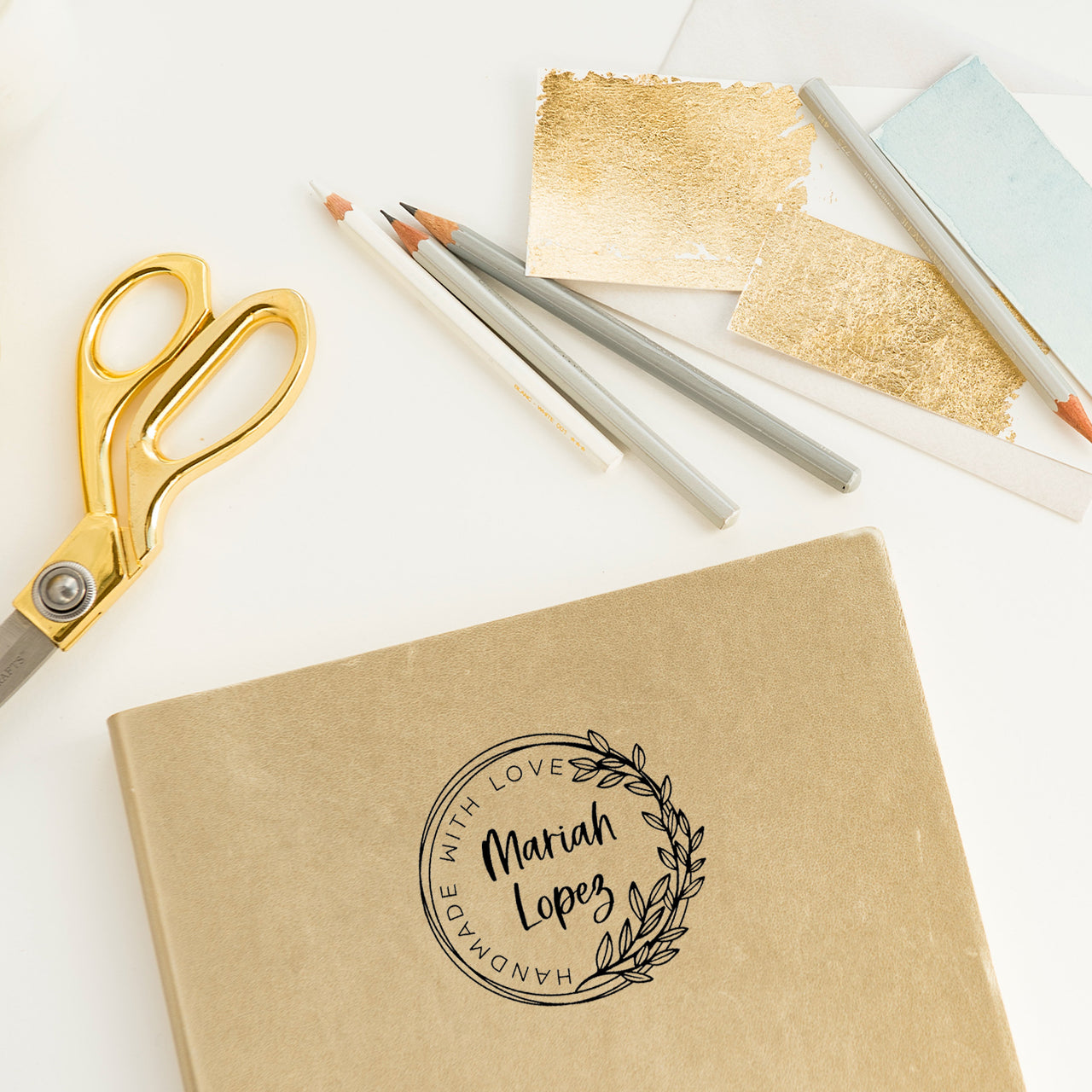 Handmade with Love Stamp